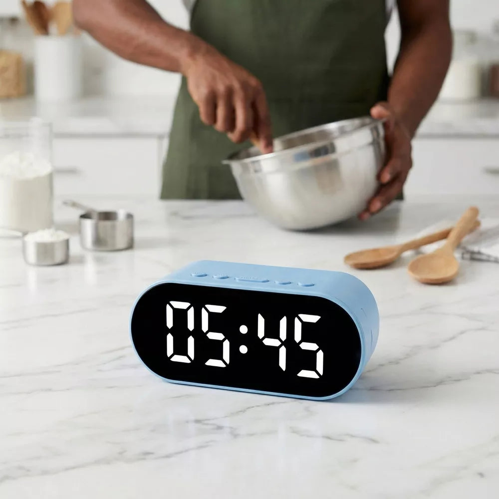 Modern LED Digital Alarm Clock with Countdown Timer