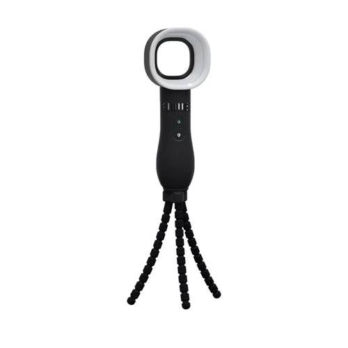 Bladeless Portable Tripod Fan with Built-in LED Light